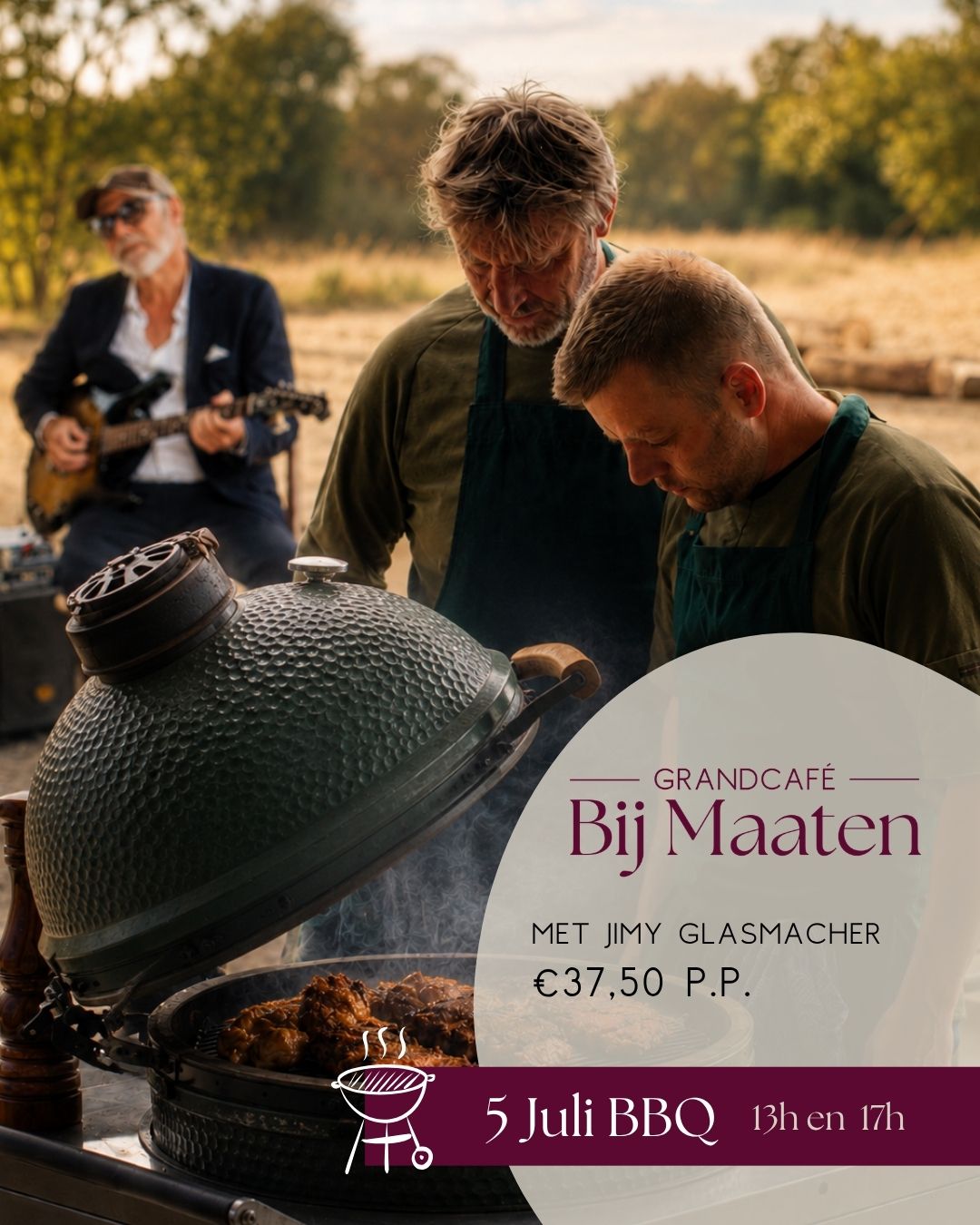 JiMy Glasmacher - bij BIJ MAATEN - Ede - BBQ - 37,50 vanaf 13h