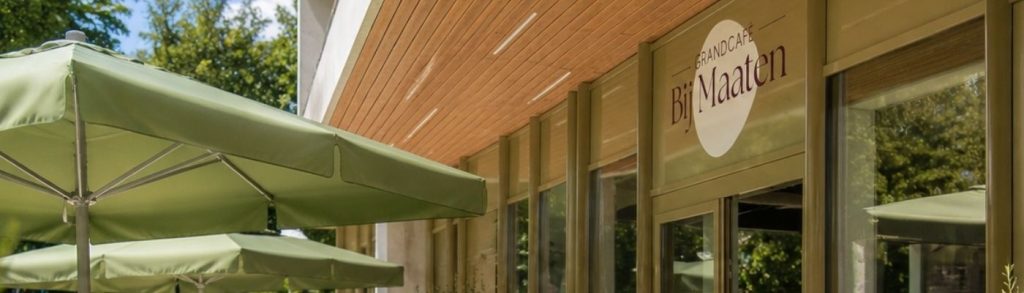 Terras van Grandcafé Bij Maaten op het World Food Center-terrein in Ede