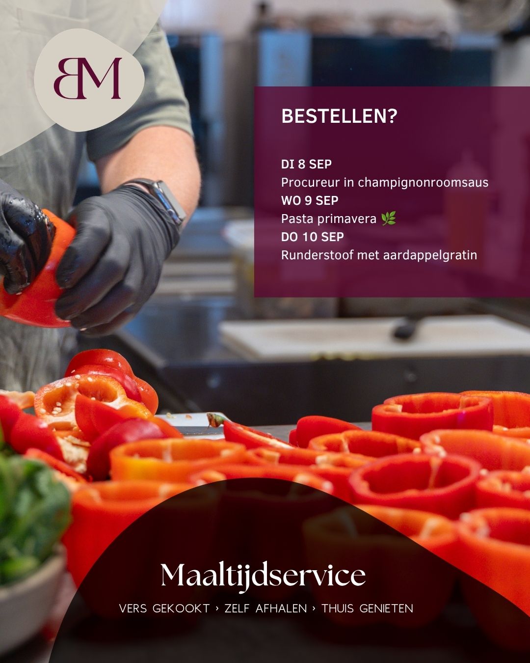 Maaltijdservice Bij Maaten - 8,9, 10 september 2026