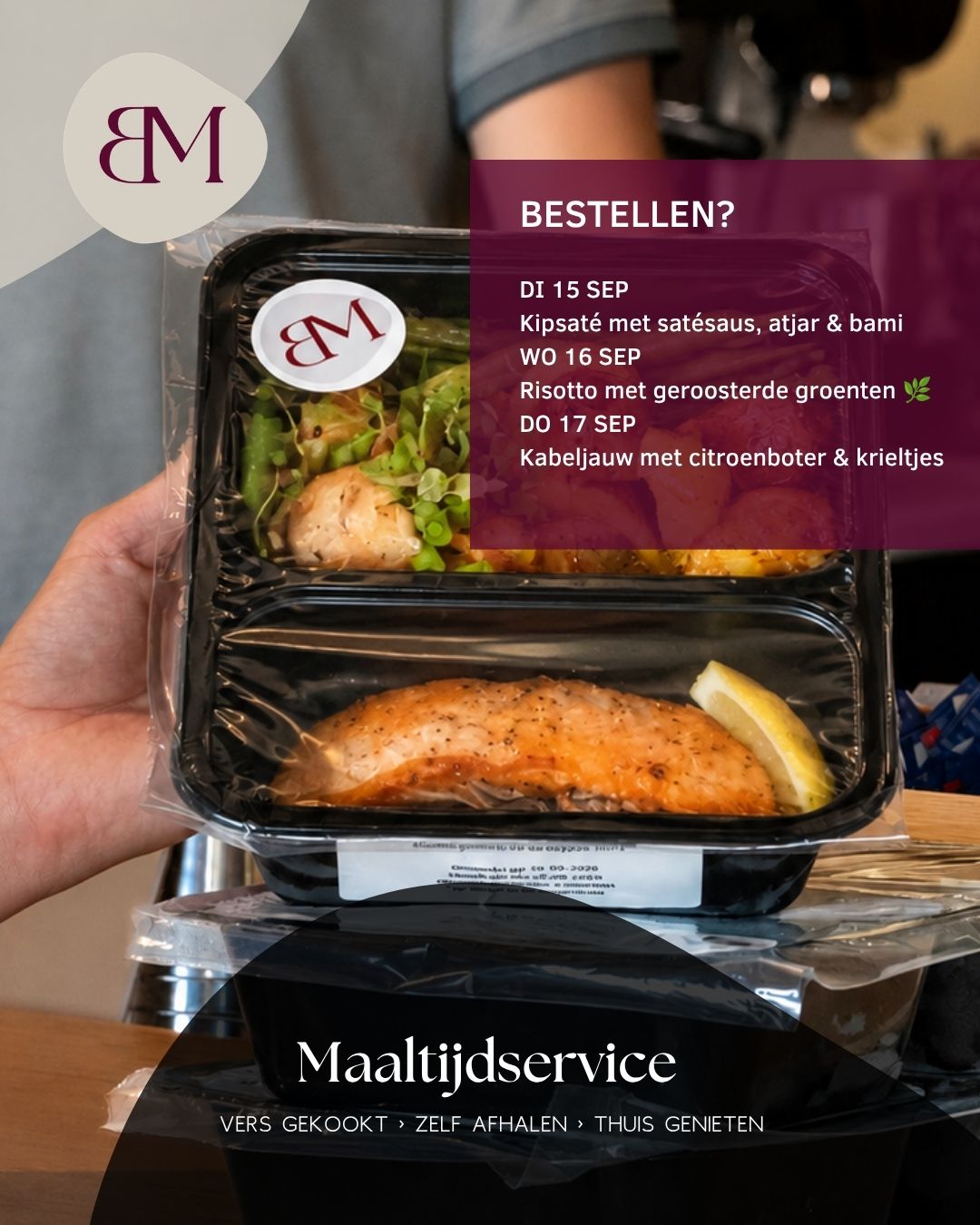 Maaltijdservice 16, 17, 18 september 2026